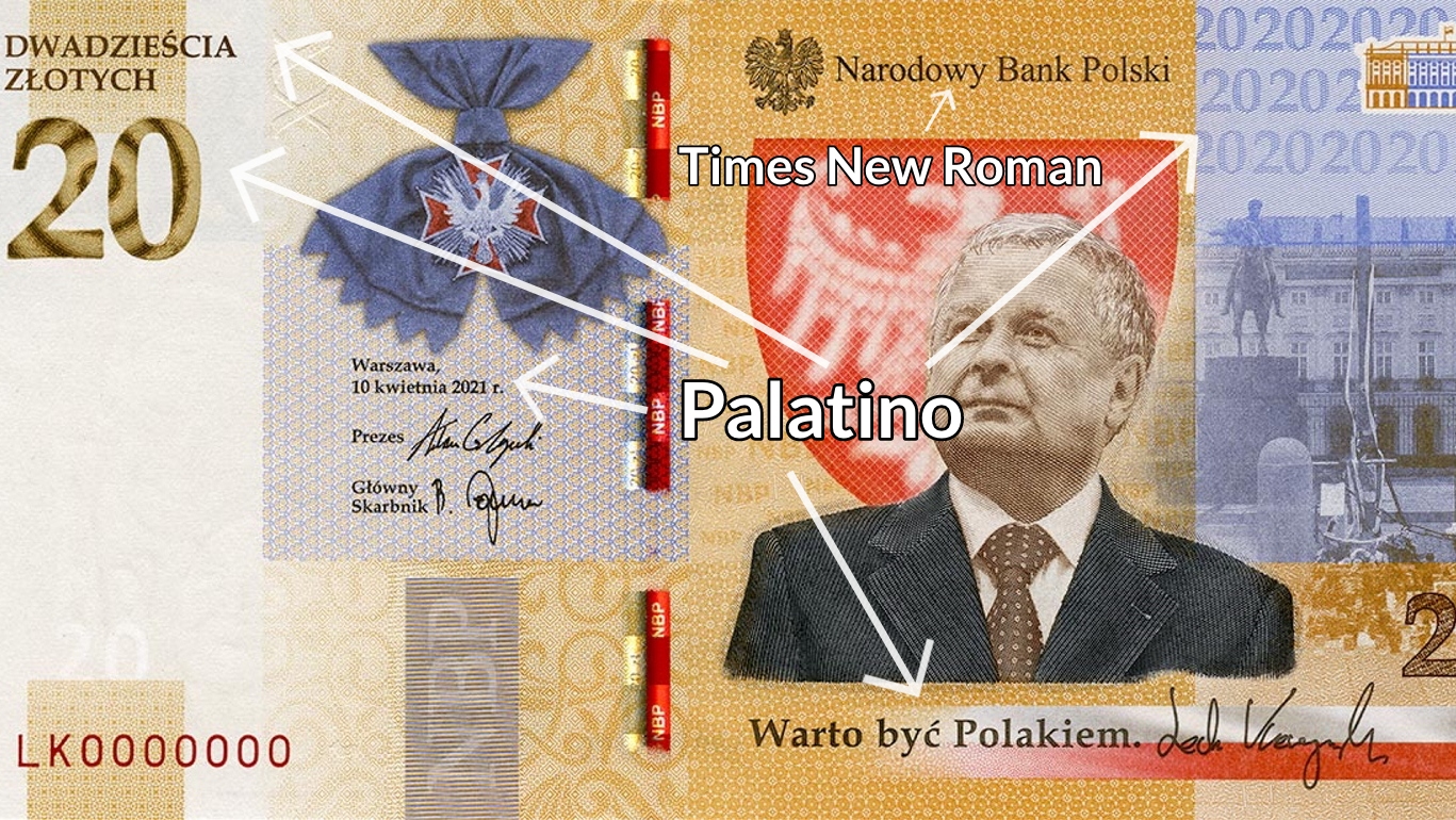 Banknot 20 zł z Lechem Kaczyńskim
